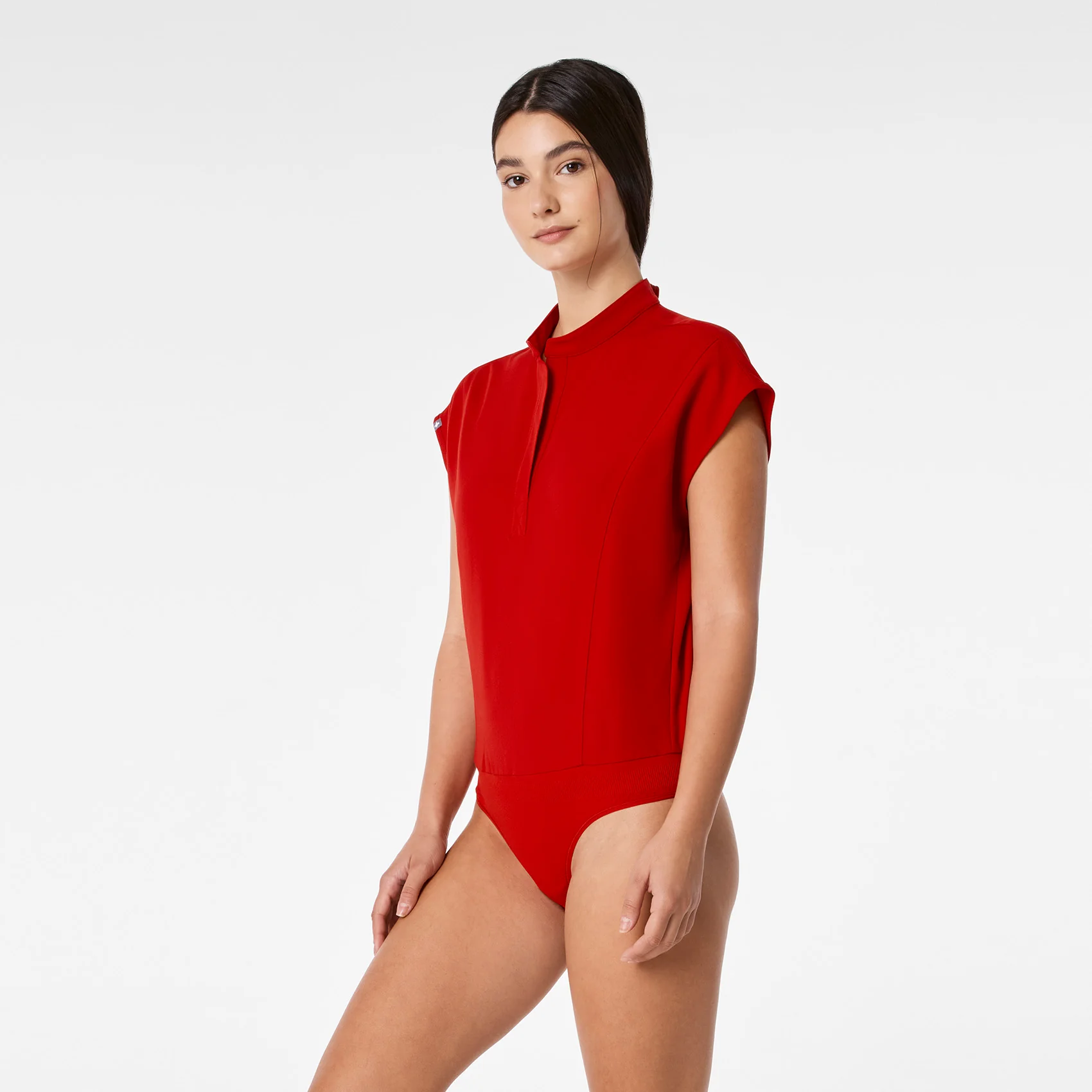 women's Winning Red Rafaela Thong Scrubbodysuit™ - Image 2
