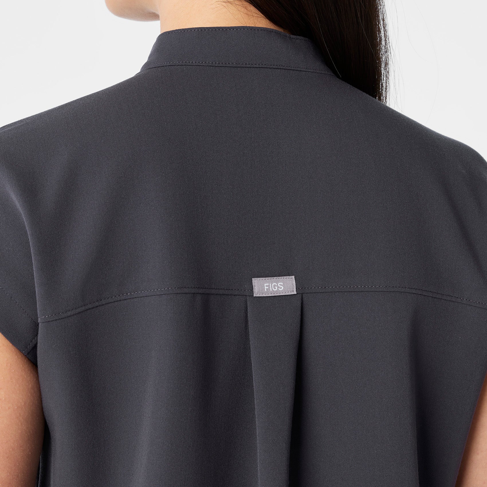 women's Charcoal Rafaela - Tunic Scrub Top™ - Image 7