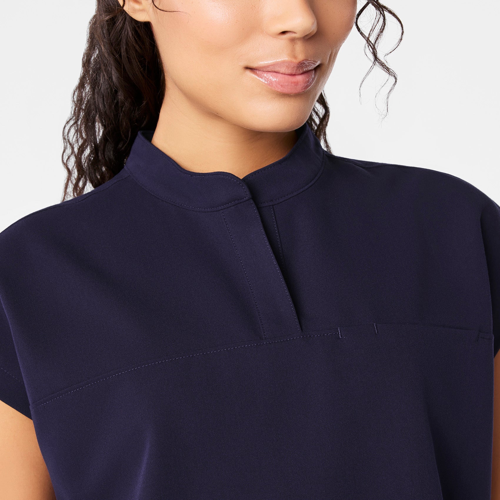 women's Navy Rafaela - Tunic Scrub Top™ - Image 6