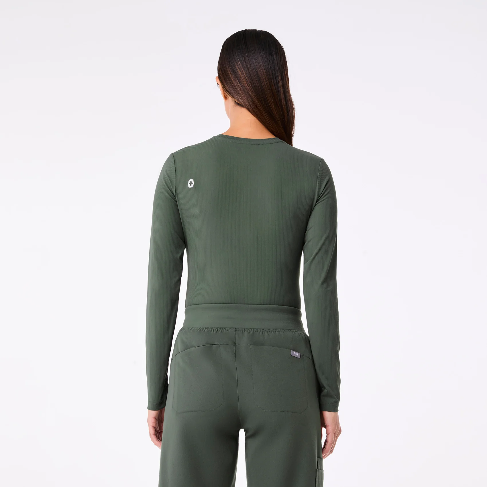 women's Moss Ribbed - Longsleeve Underscrub - Image 5