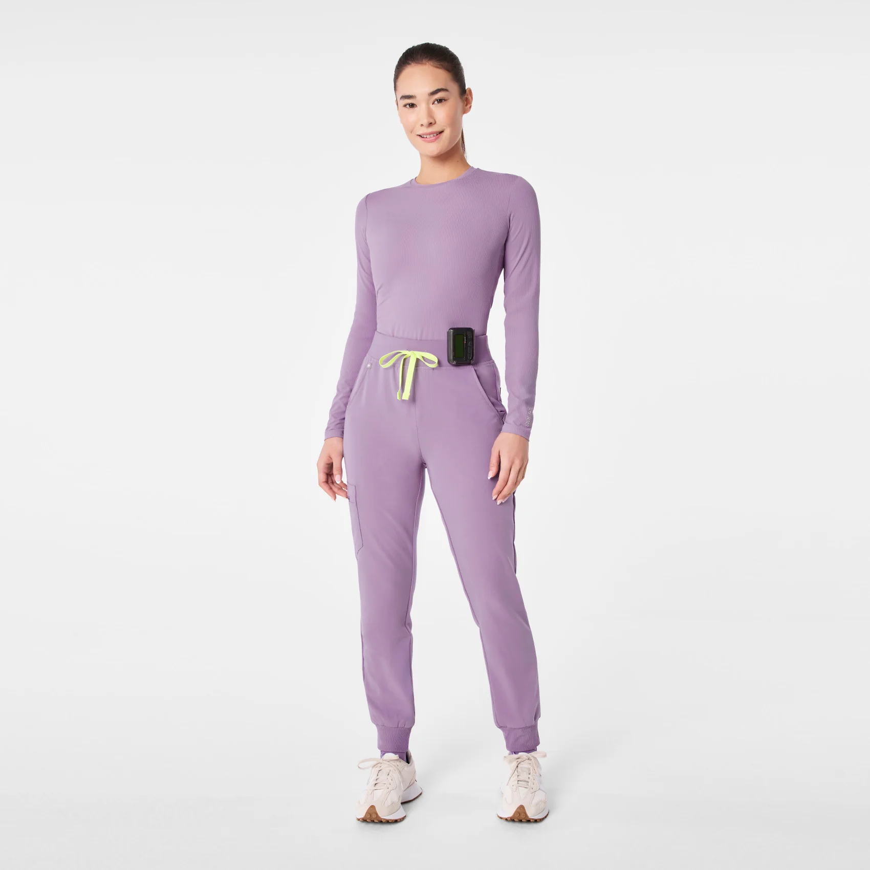 women's Purple Haze Ribbed - Longsleeve Underscrub - Image 3