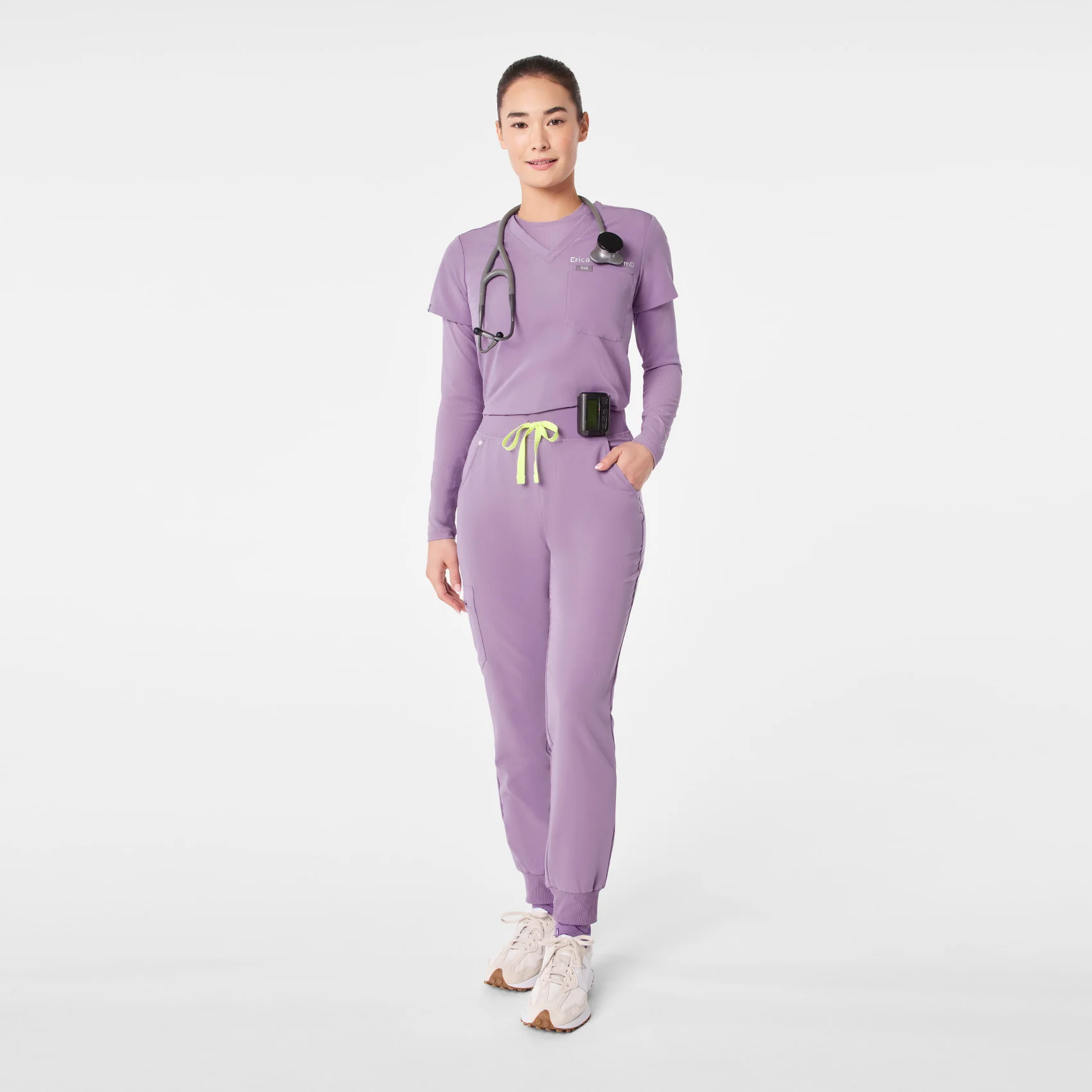 women's Purple Haze Ribbed - Longsleeve Underscrub - Image 7
