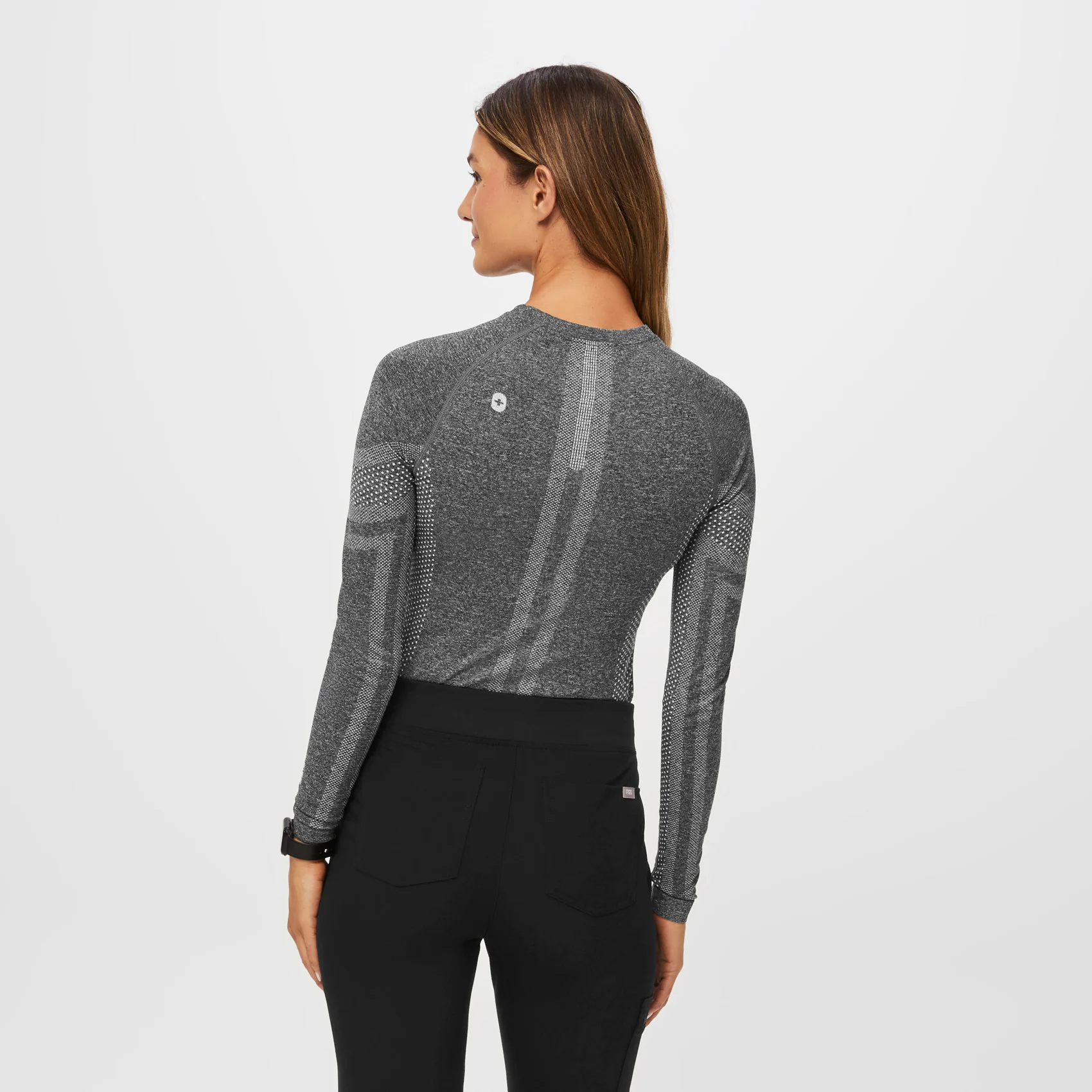 women's Graphite Salta Seamless - Longsleeve Underscrub (3XL-6XL) - Image 4