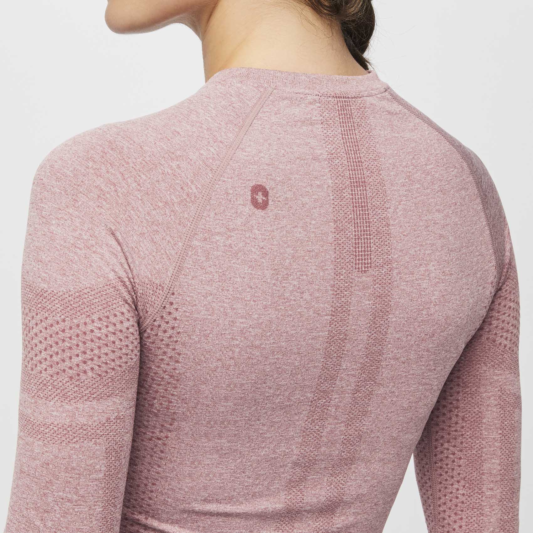 women's Mauve Salta Seamless - Longsleeve Underscrub (3XL-6XL) - Image 6