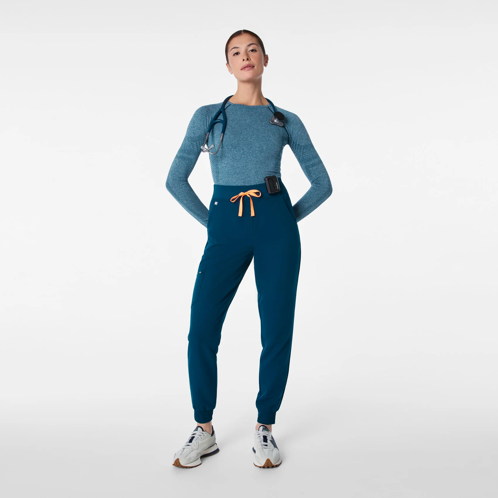 women's Deep Reef Salta Seamless - Longsleeve Underscrub - Image 2