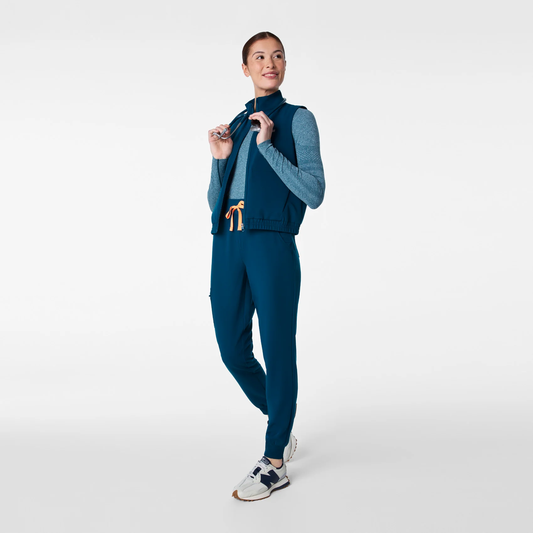 women's Deep Reef Salta Seamless - Longsleeve Underscrub - Image 3