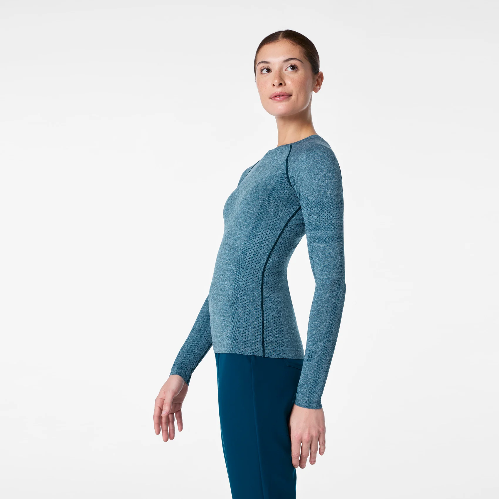 women's Deep Reef Salta Seamless - Longsleeve Underscrub - Image 4