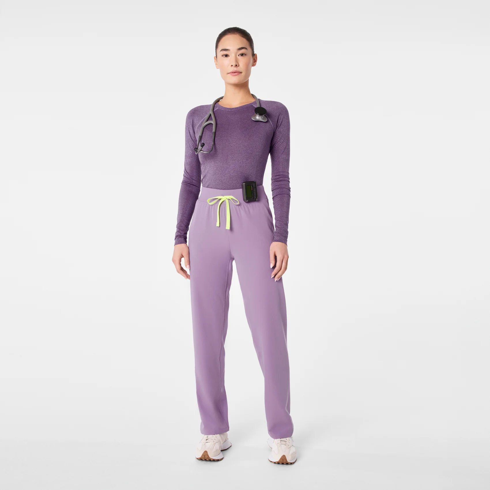 women's Dark Purple Haze Salta Seamless - Longsleeve Underscrub - Image 2