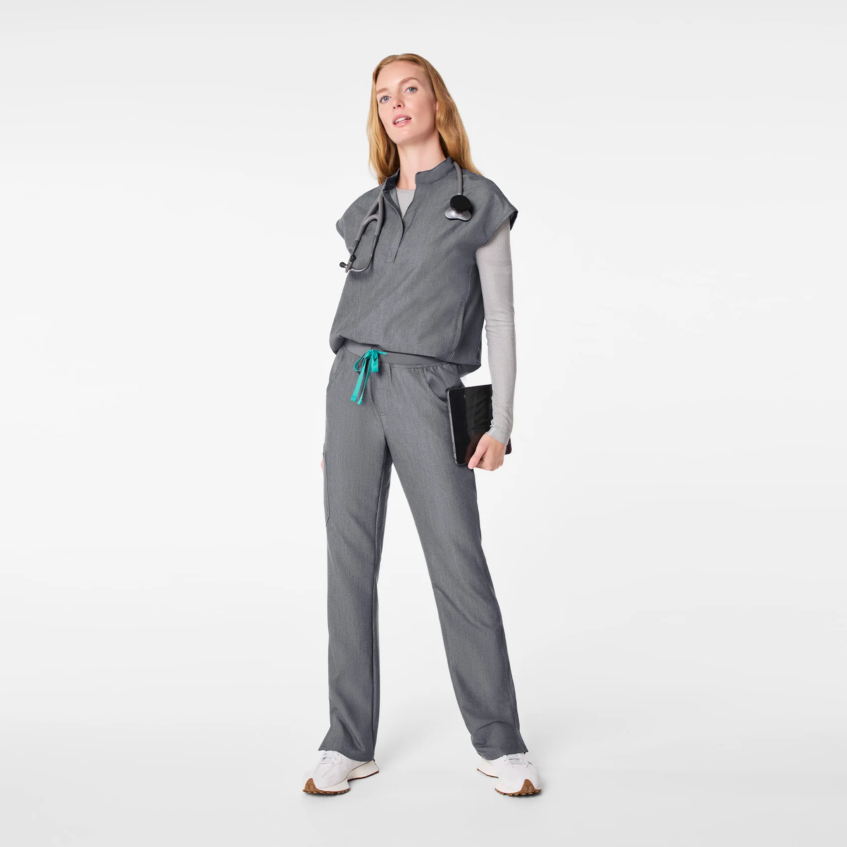 women's Silver Frost Salta Shimmer Seamless - Longsleeve Underscrub - Image 7