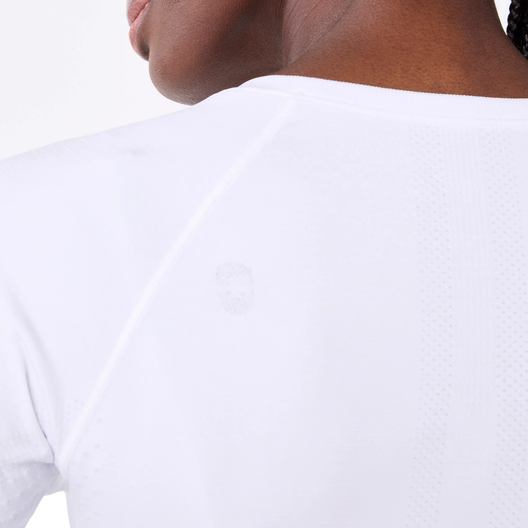 women's White Salta Seamless - Shortsleeve Underscrub - Image 5