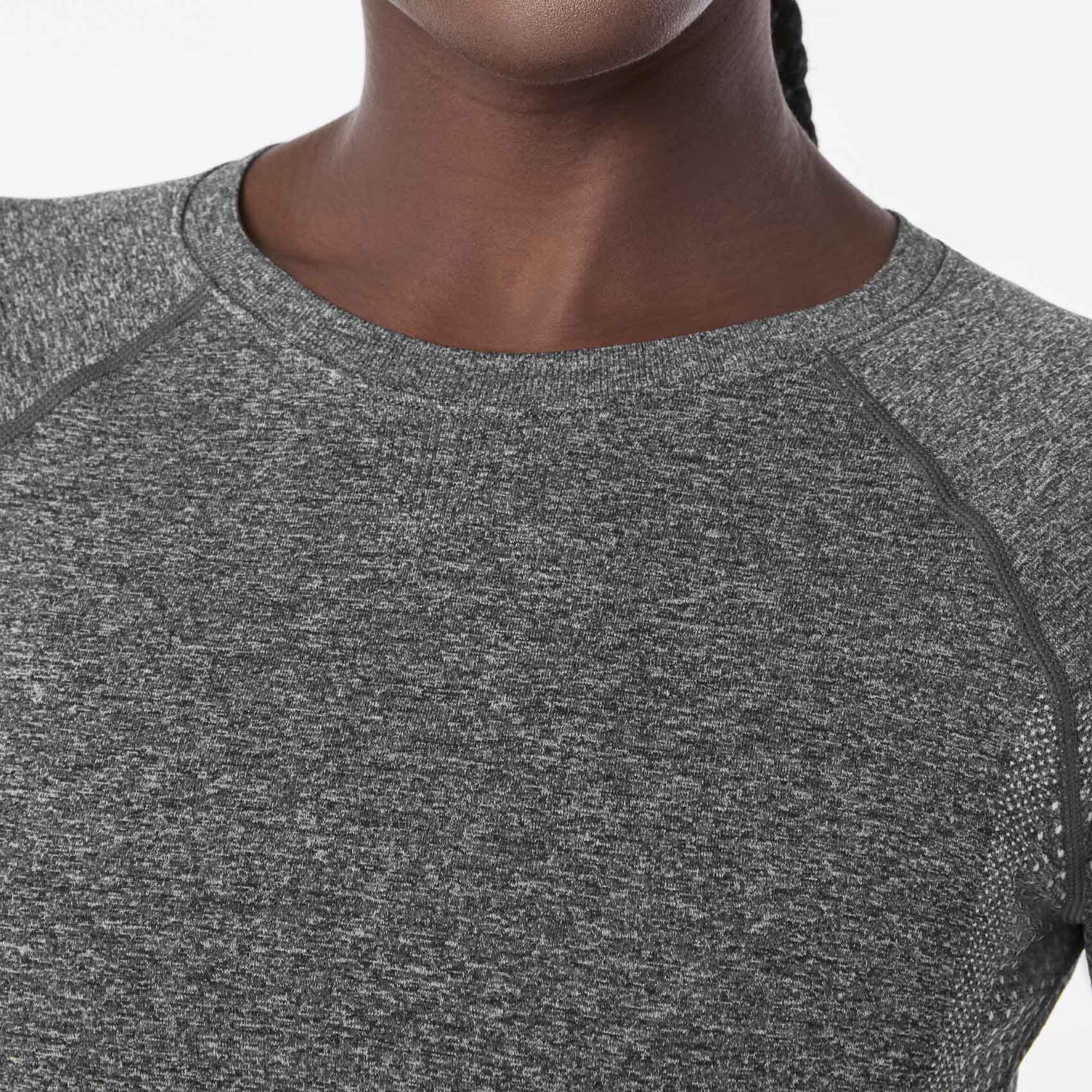 women's Graphite Salta Seamless - ¾ Sleeve Underscrub - Image 6