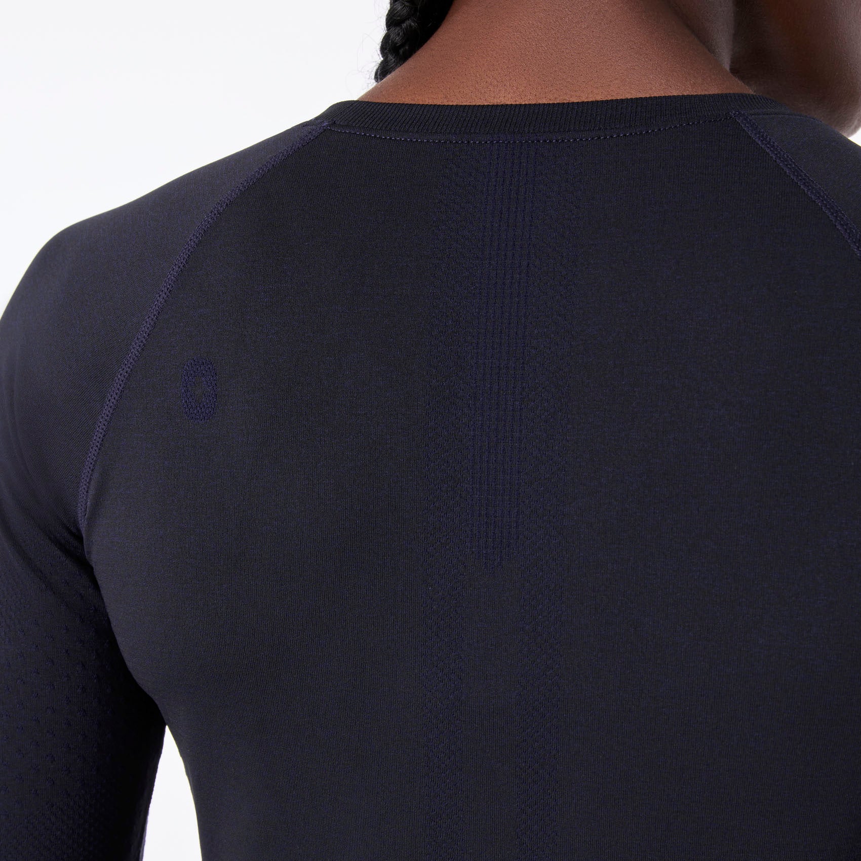 women's Navy Salta Seamless - ¾ Sleeve Underscrub - Image 5