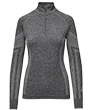 women's Graphite Salta Seamless ¼ Zip - Longsleeve Underscrub - Image 7