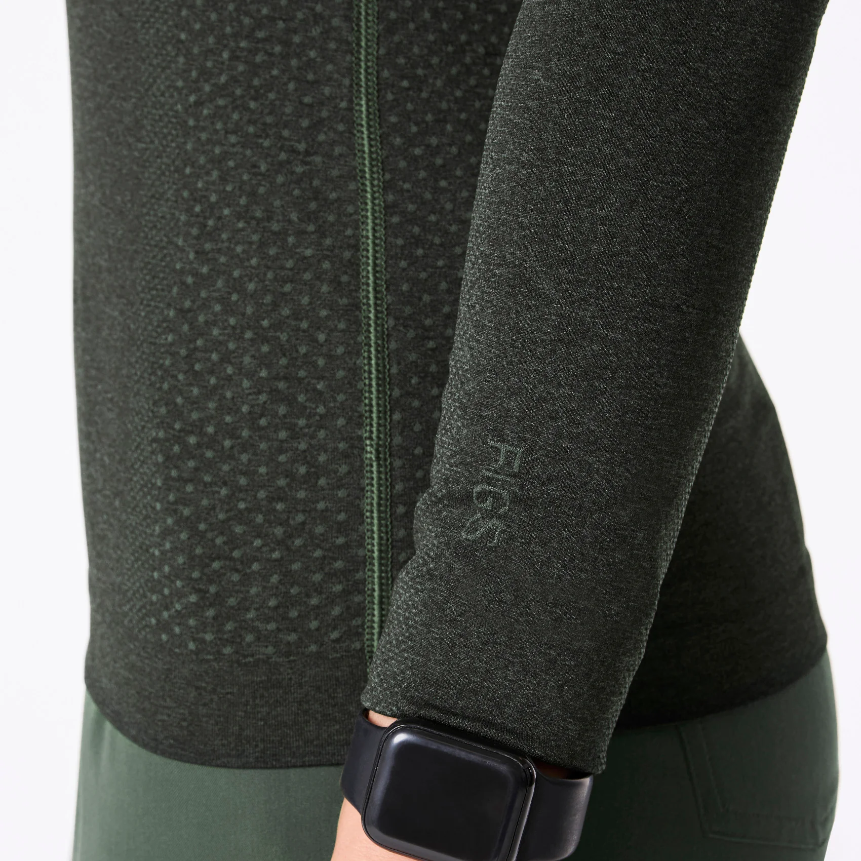 women's Moss Salta Seamless ¼ Zip - Longsleeve Underscrub - Image 7