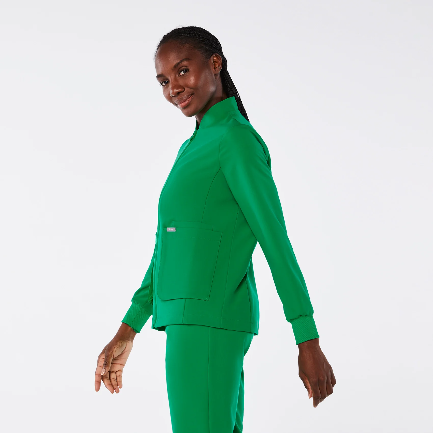 women's Evergreen Sebina Scrub Jacket - Image 4