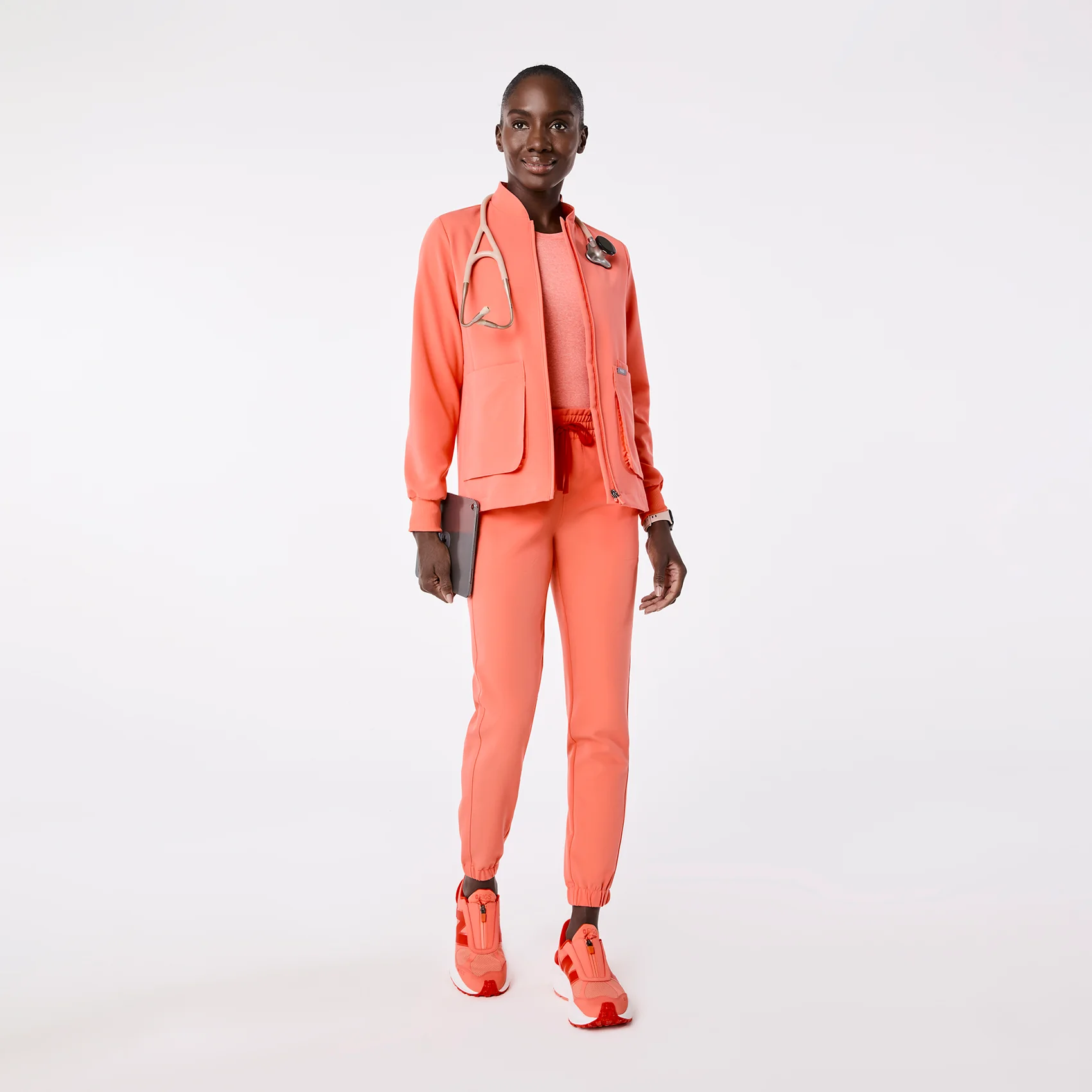 women's Sunset Drift Sebina - Scrub Jacket - Image 2