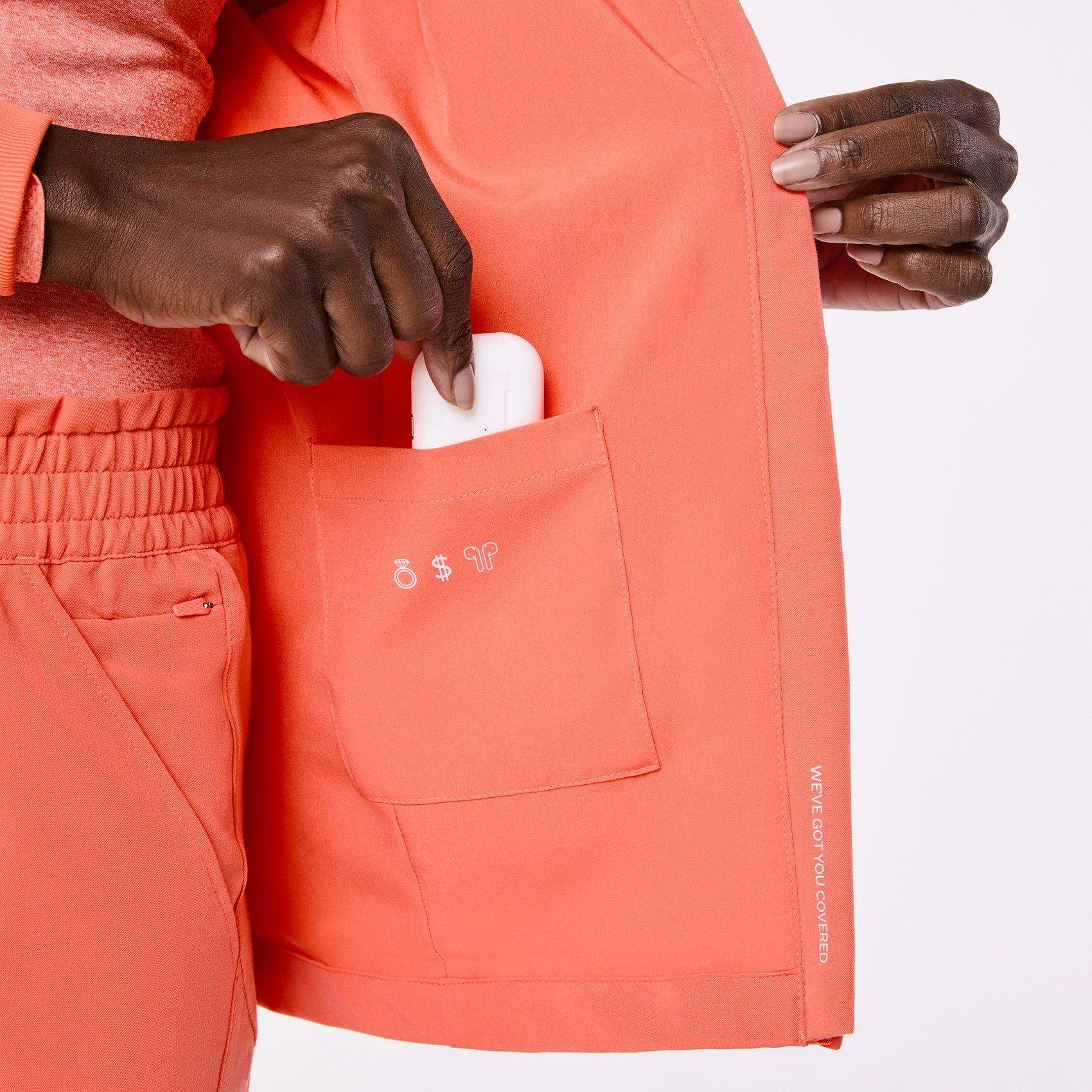 women's Sunset Drift Sebina - Scrub Jacket - Image 8