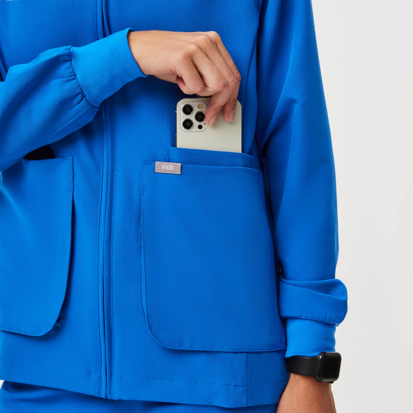 Women's Royal Blue Sebina - Scrub Jacket - Image 4