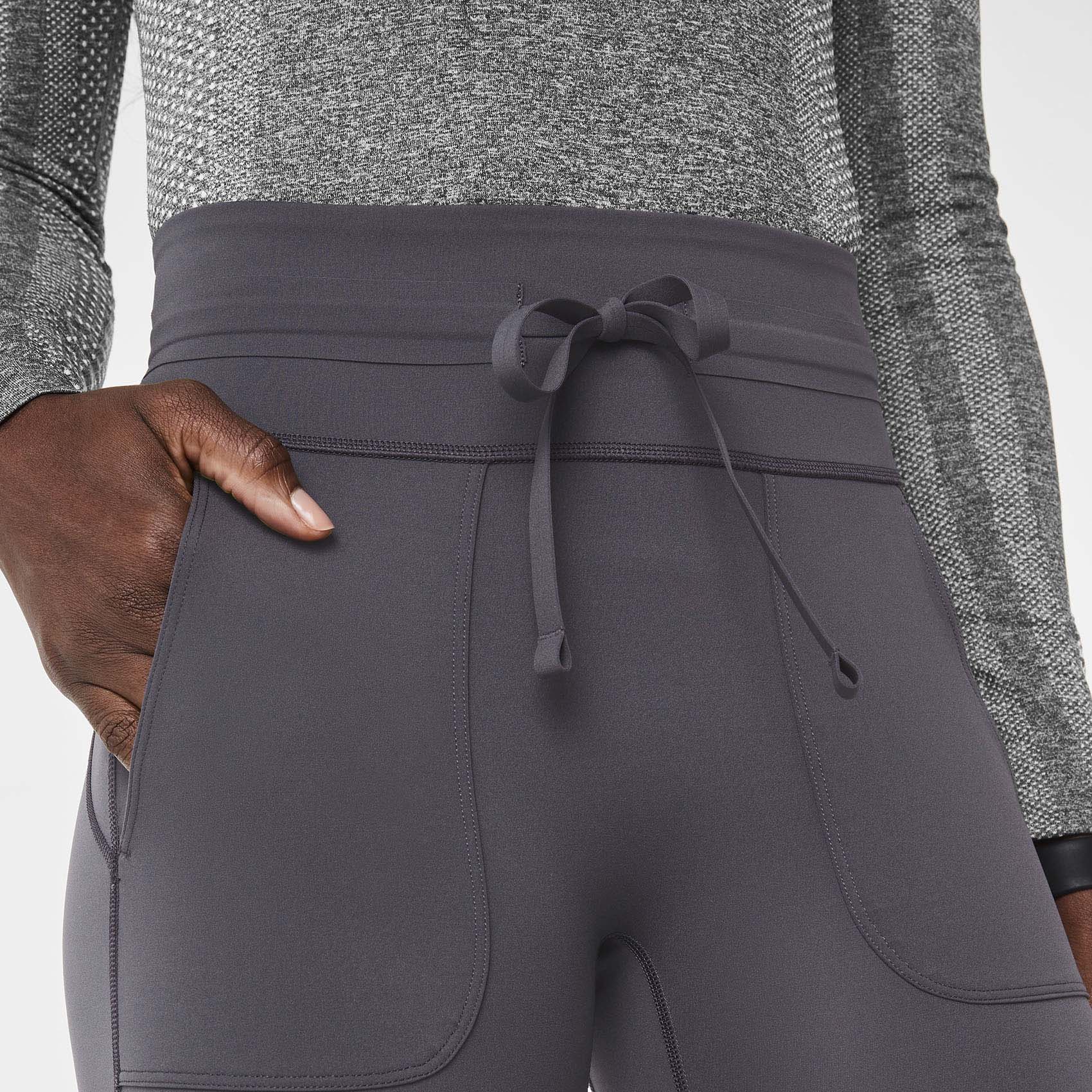 women's Charcoal High Waisted Seville - ScrubLegging™ - Image 6
