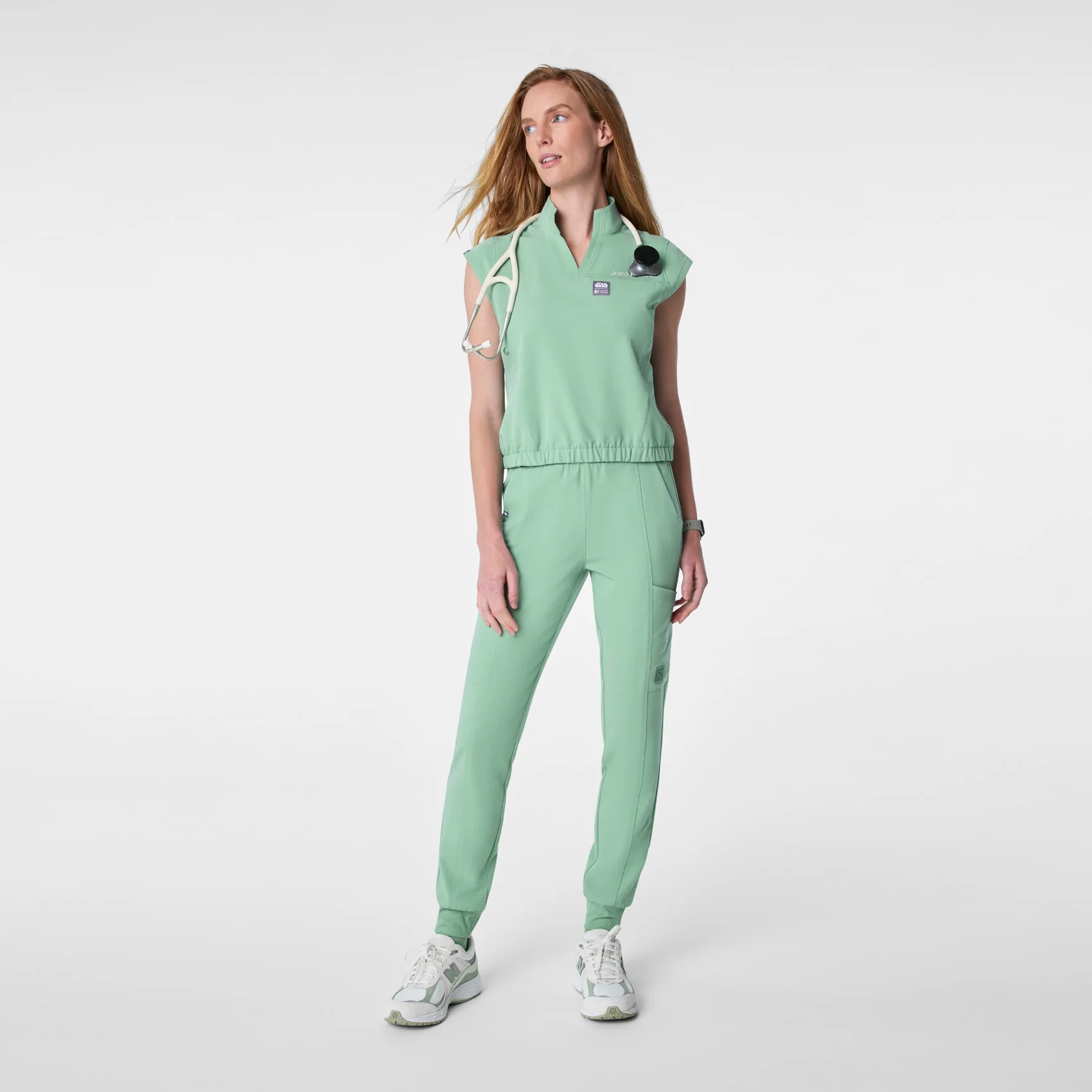 women's Jade STAR WARS™ | FIGS - Scrub Top - Image 3