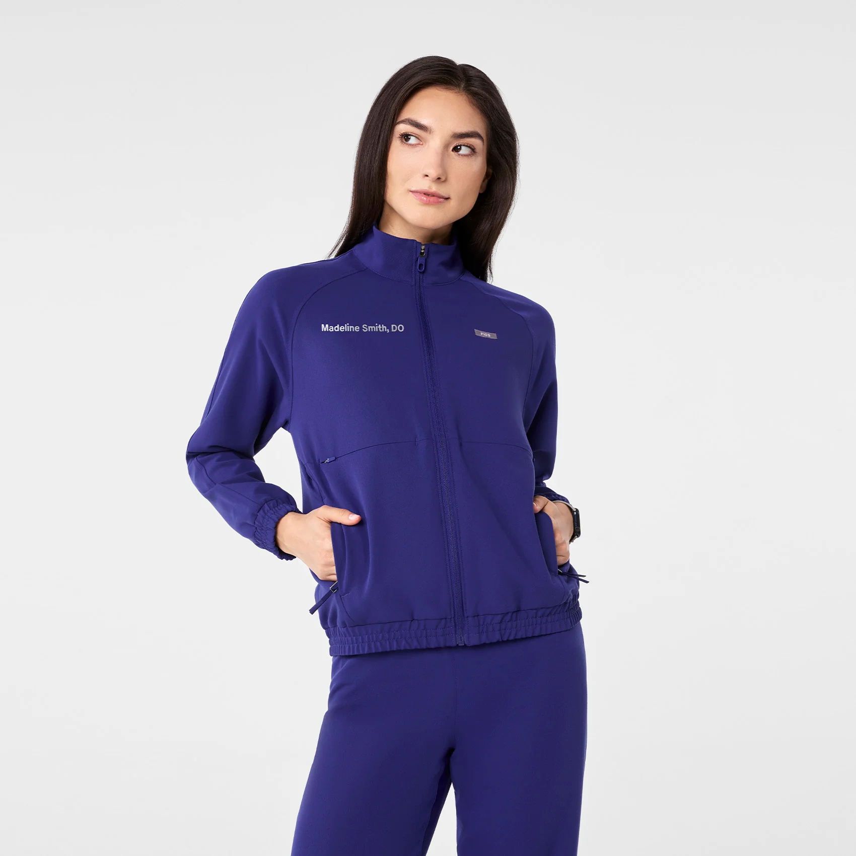 women's Deep Royal Blue Sydney - Scrub Jacket