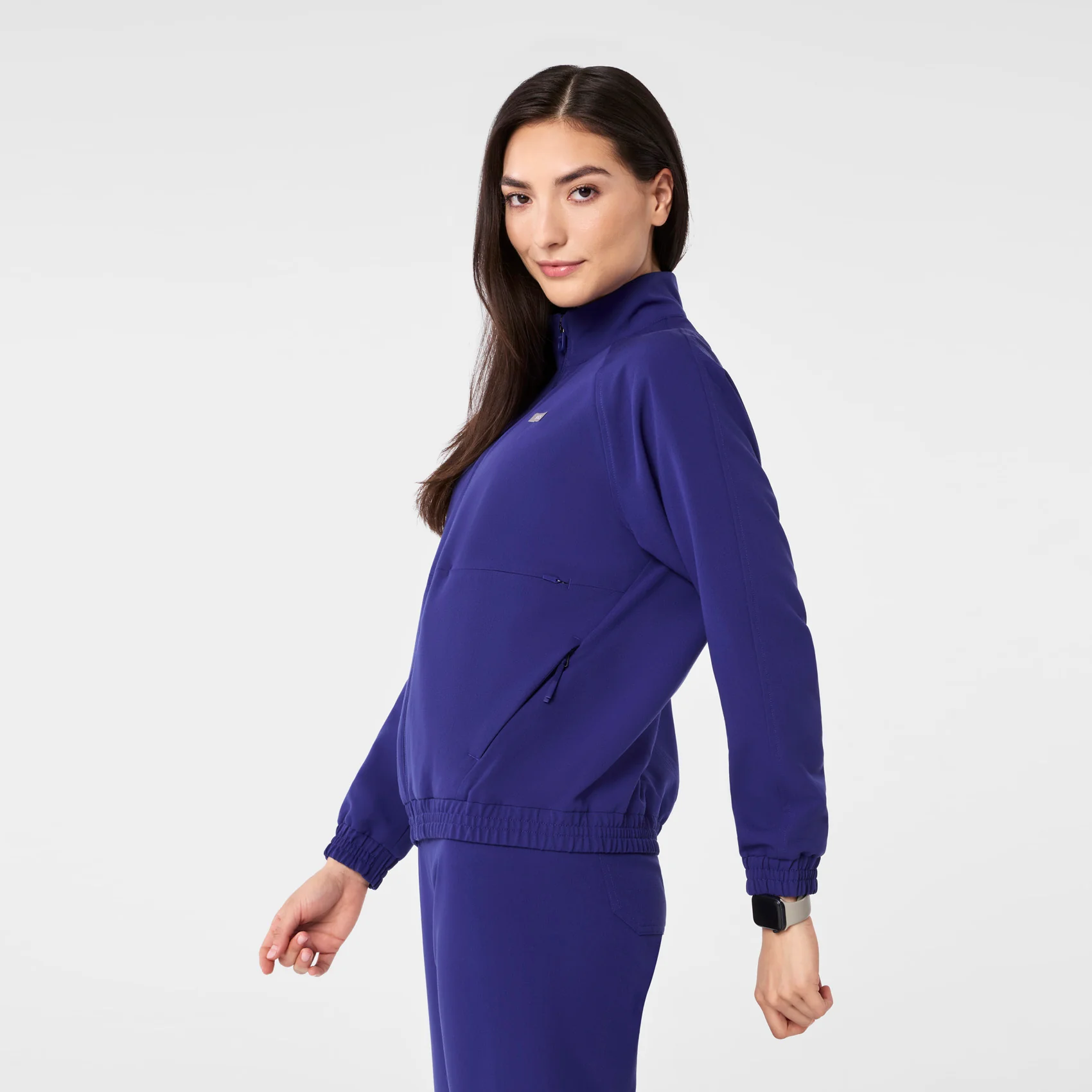 women's Deep Royal Blue Sydney - Scrub Jacket - Image 3