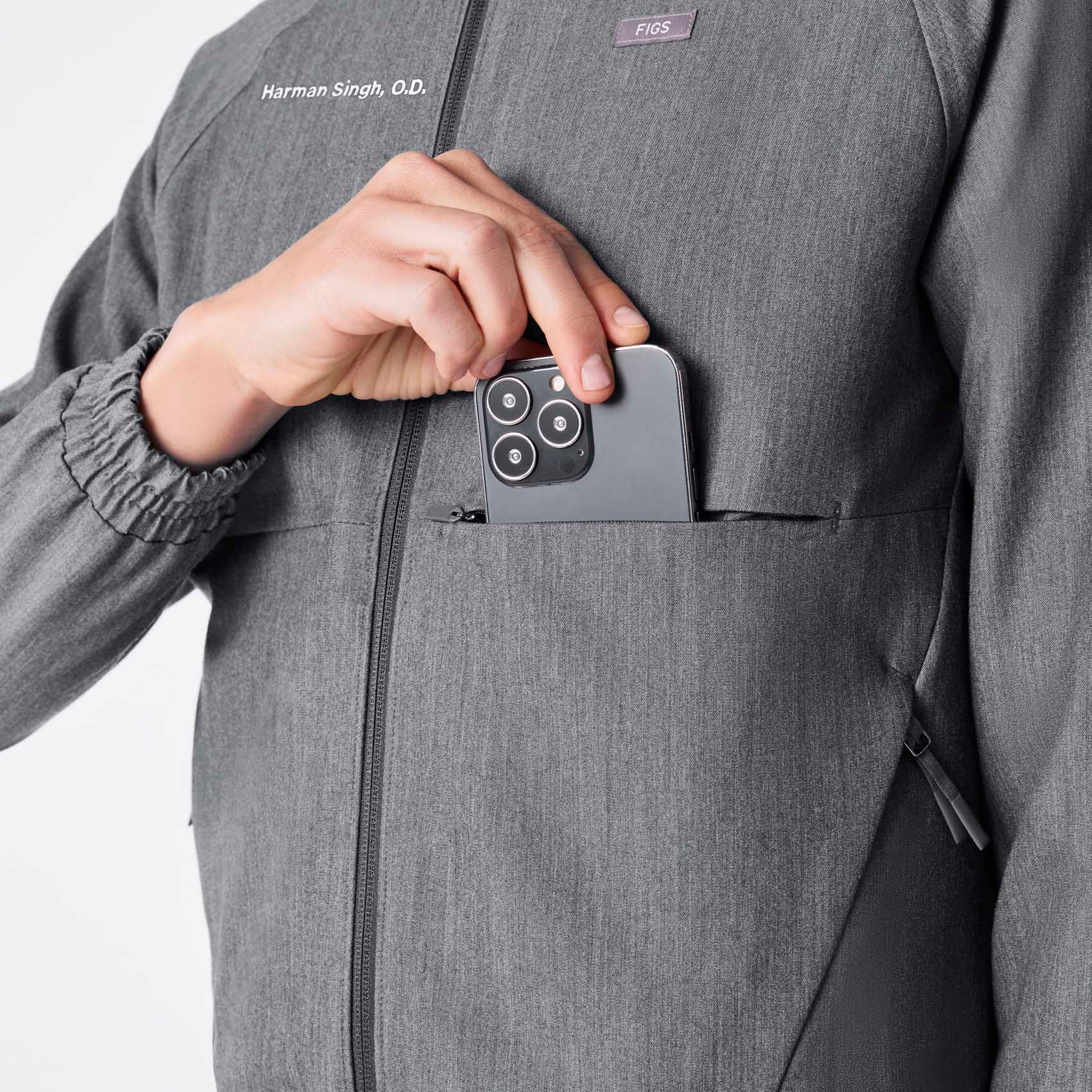 women's Graphite Sydney -  Scrub Jacket - Image 7