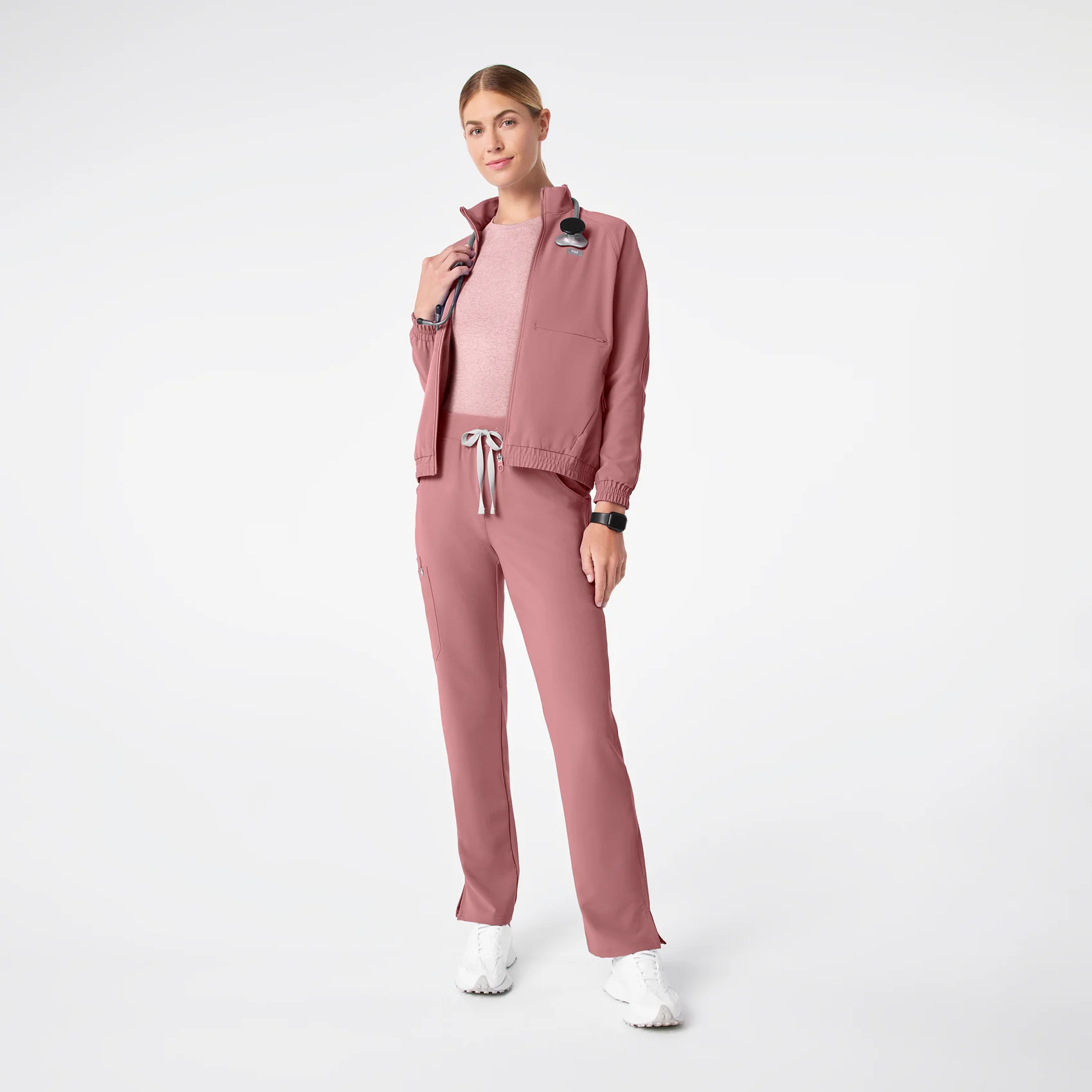 women's Mauve Sydney - Scrub Jacket - Image 2