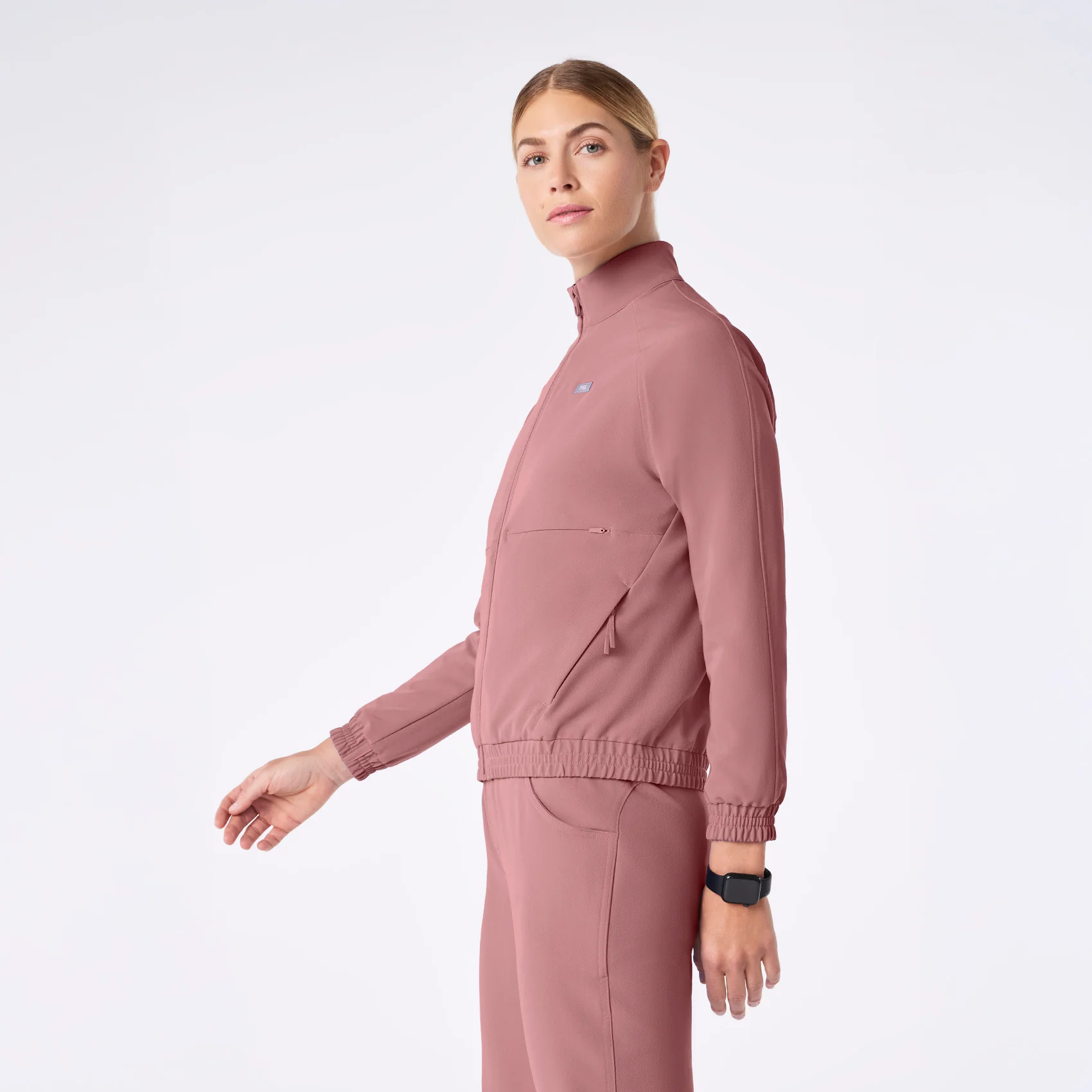 women's Mauve Sydney - Scrub Jacket - Image 3