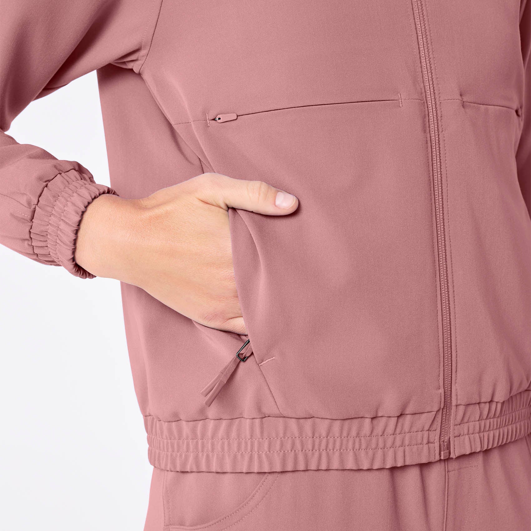 women's Mauve Sydney - Scrub Jacket - Image 8
