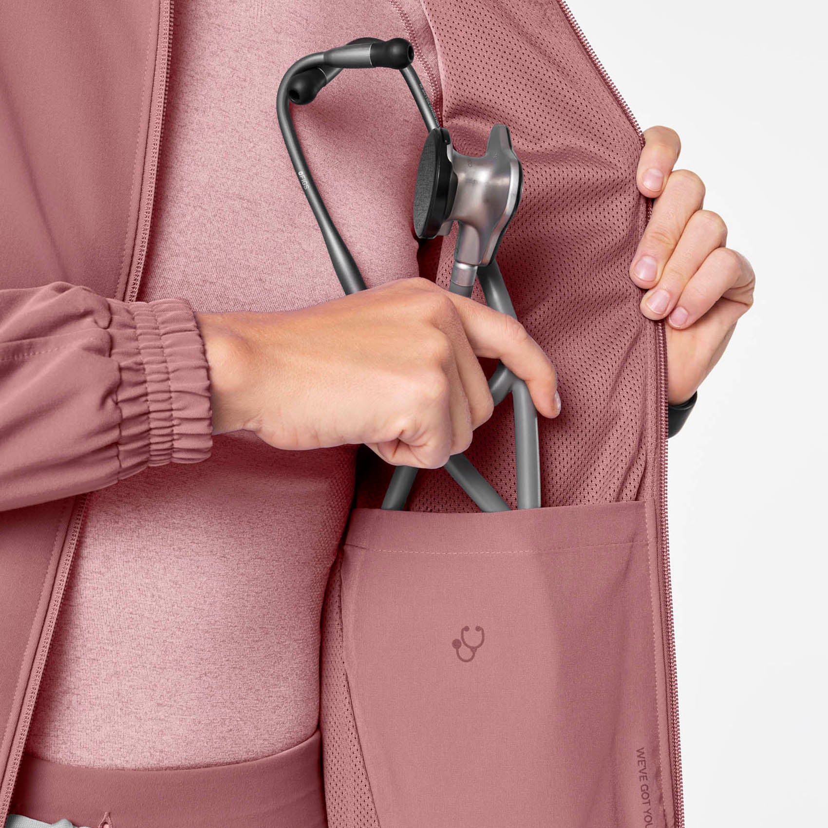 women's Mauve Sydney - Scrub Jacket - Image 9