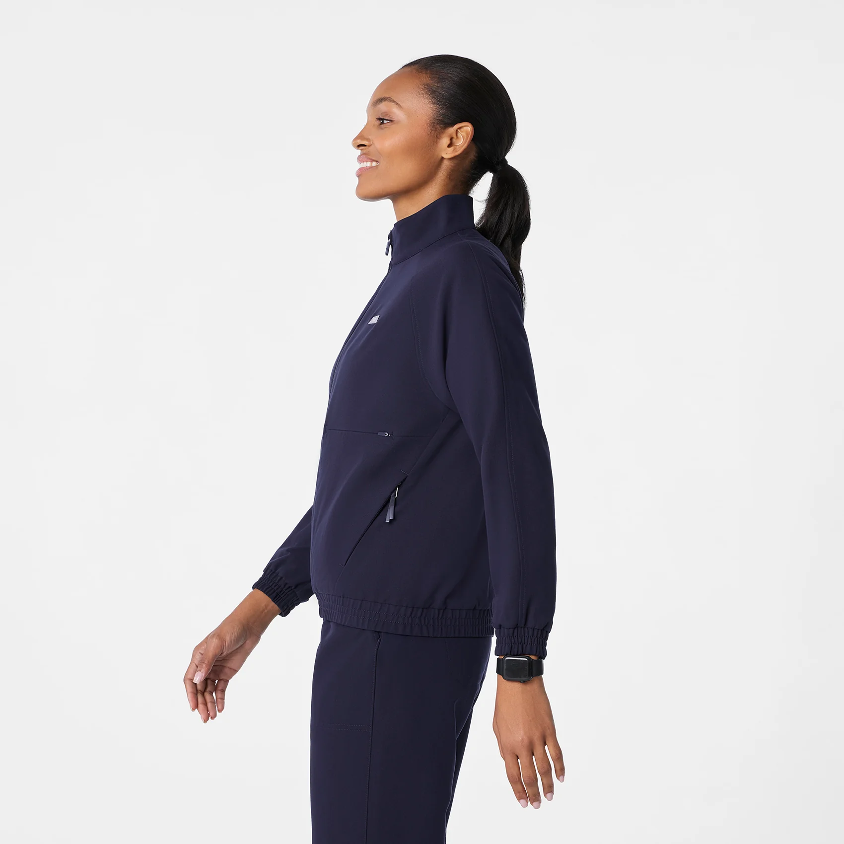 women's Navy Sydney -  Scrub Jacket - Image 3
