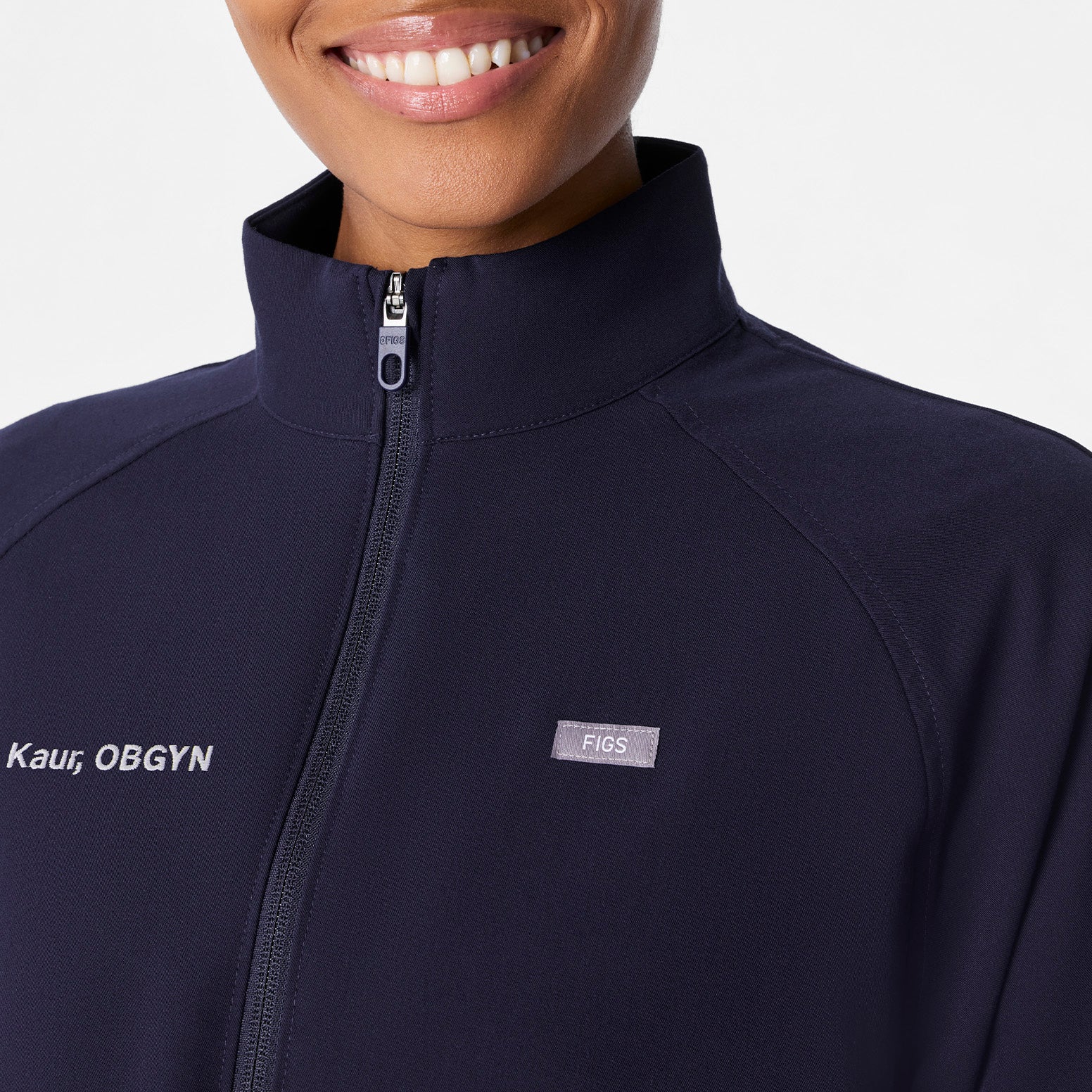 women's Navy Sydney -  Scrub Jacket - Image 5