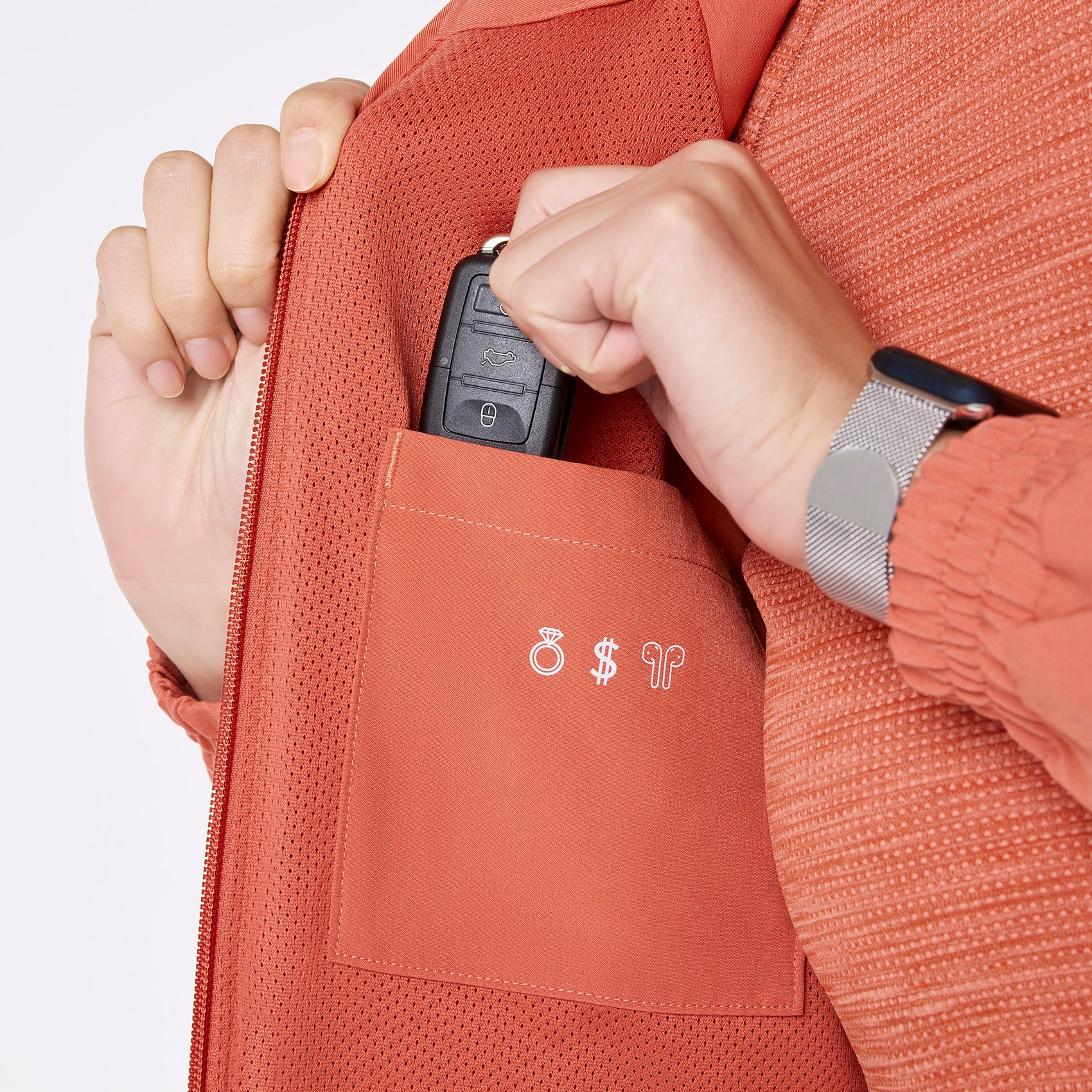 women's Spiced Cider Sydney - Scrub Jacket - Image 9