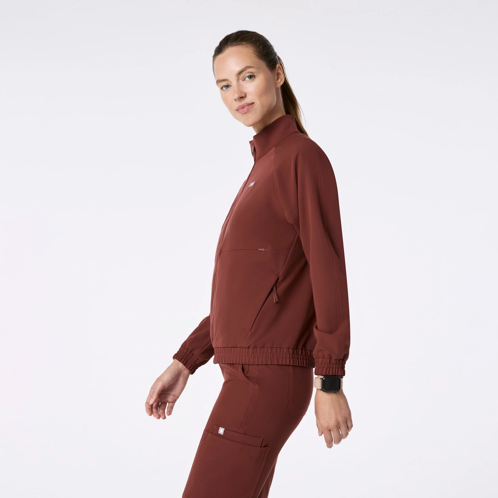 women's Walnut Sydney -  Scrub Jacket - Image 3
