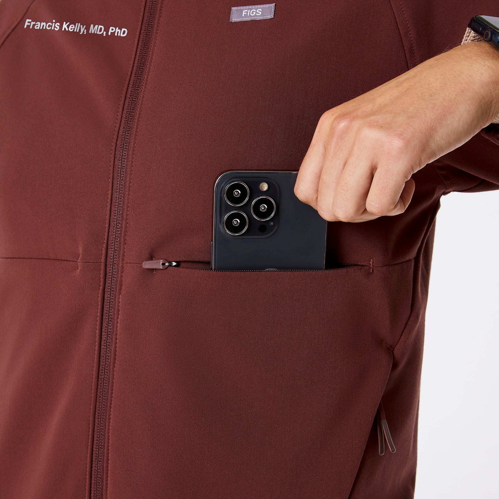 women's Walnut Sydney -  Scrub Jacket - Image 6