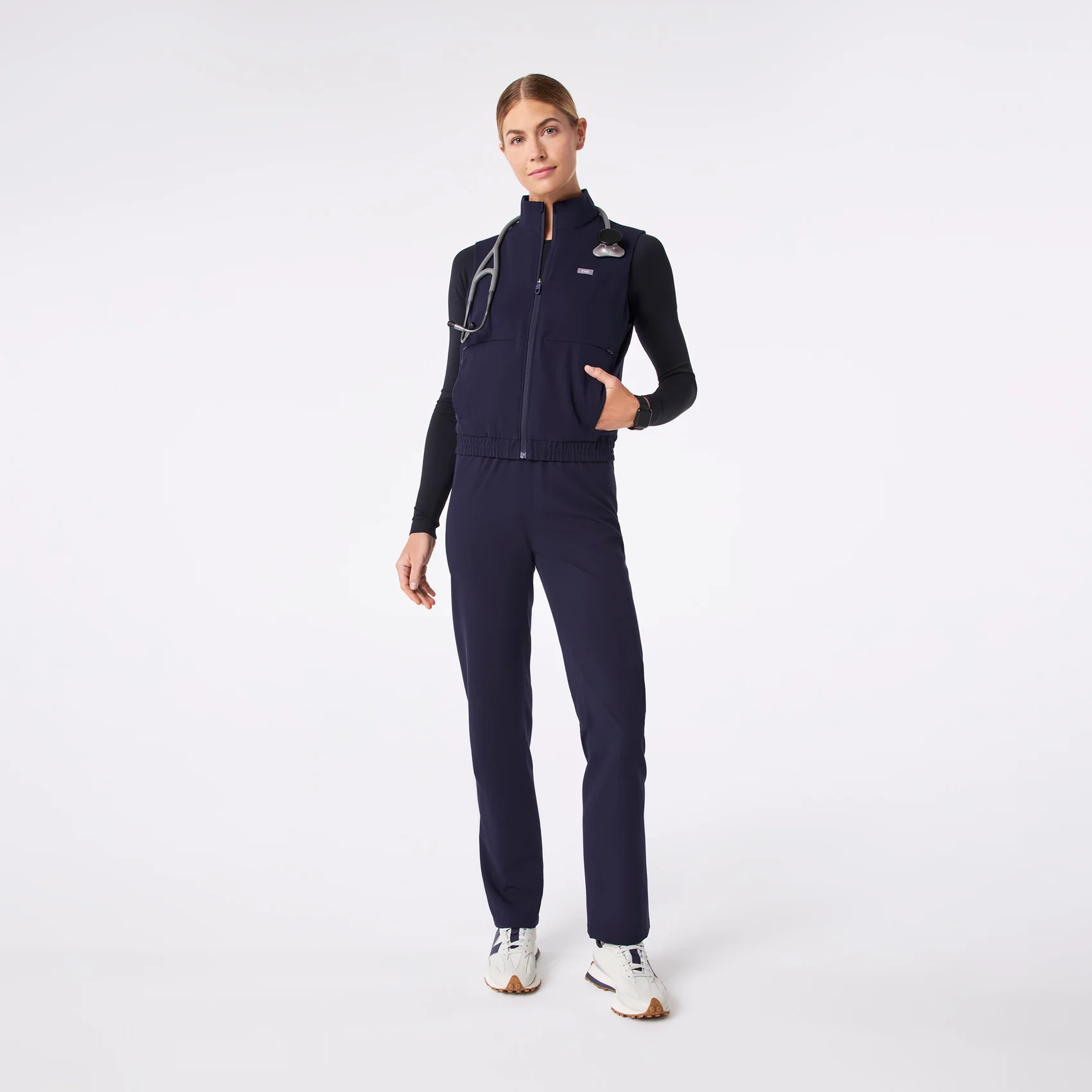 women's Navy Sydney Vest - Image 2