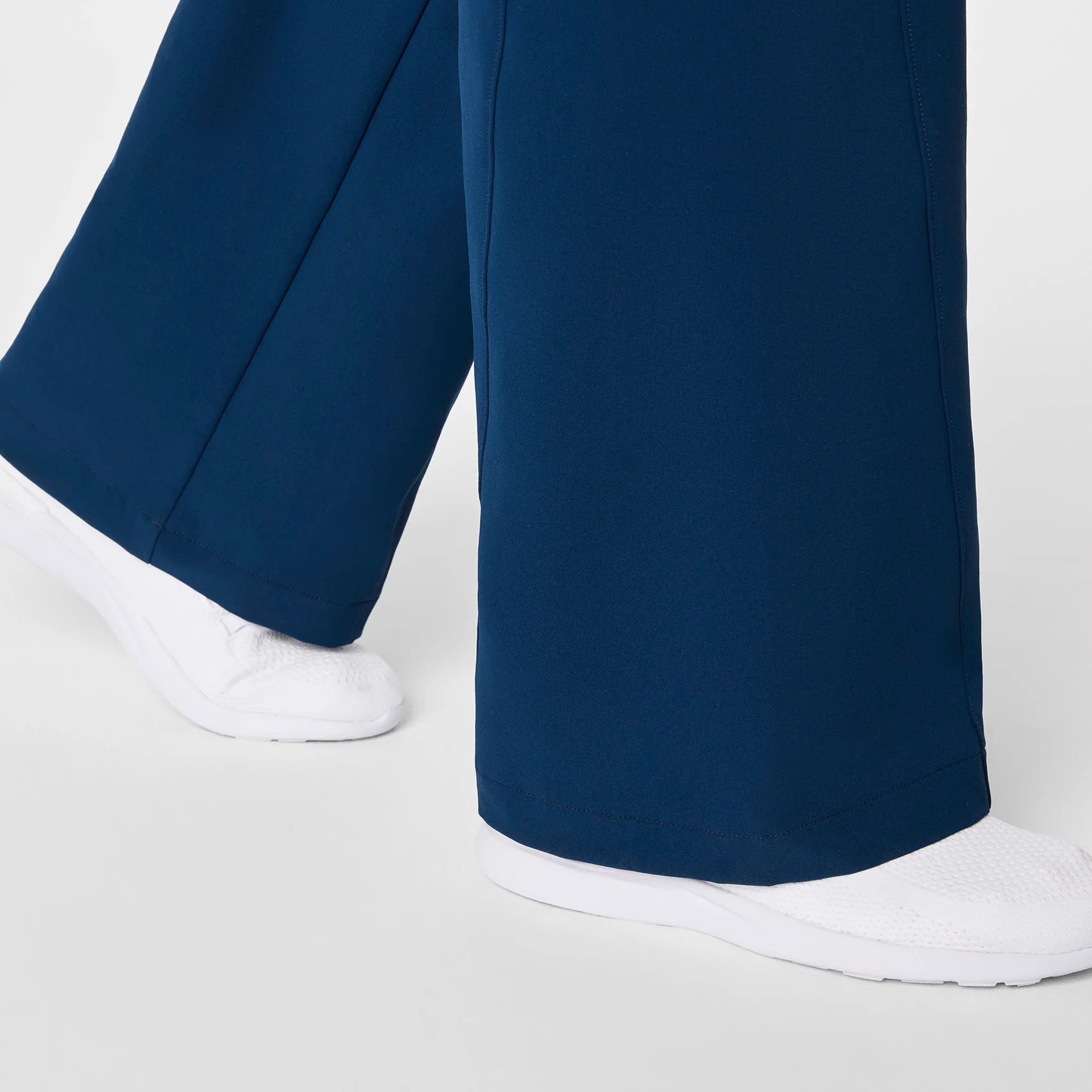 women's Team USA Blue FIGS x Team USA FIBREx Mock Neck Wide Leg - Longsleeve ScrubJumpsuit™ - Image 10