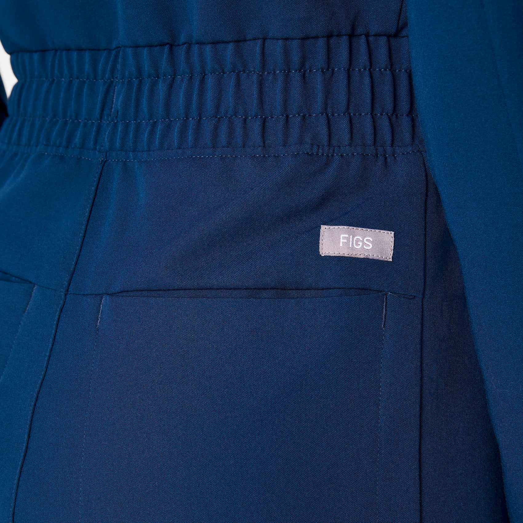 women's Team USA Blue FIGS x Team USA Longsleeve Straight Leg - Scrubjumpsuit™ - Image 7