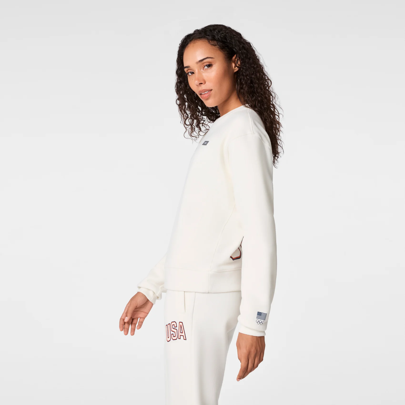 women's Off White FIGS x Team USA Off-Shift - Crewneck Sweatshirt™ - Image 3