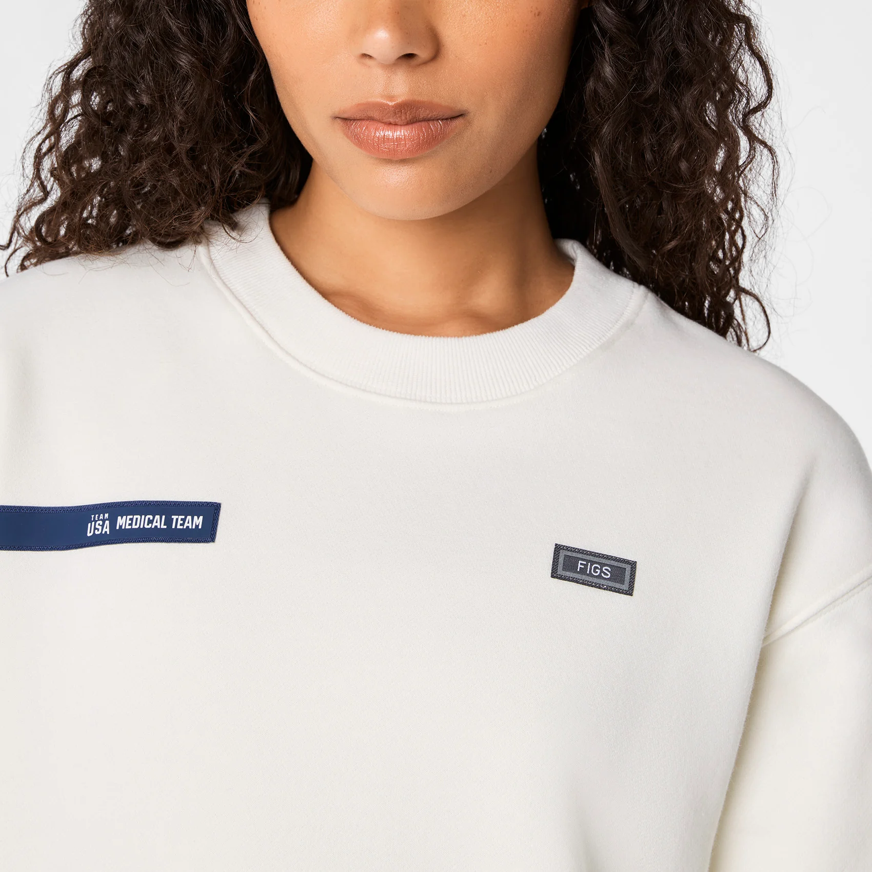 women's Off White FIGS x Team USA Off-Shift - Crewneck Sweatshirt™ - Image 6