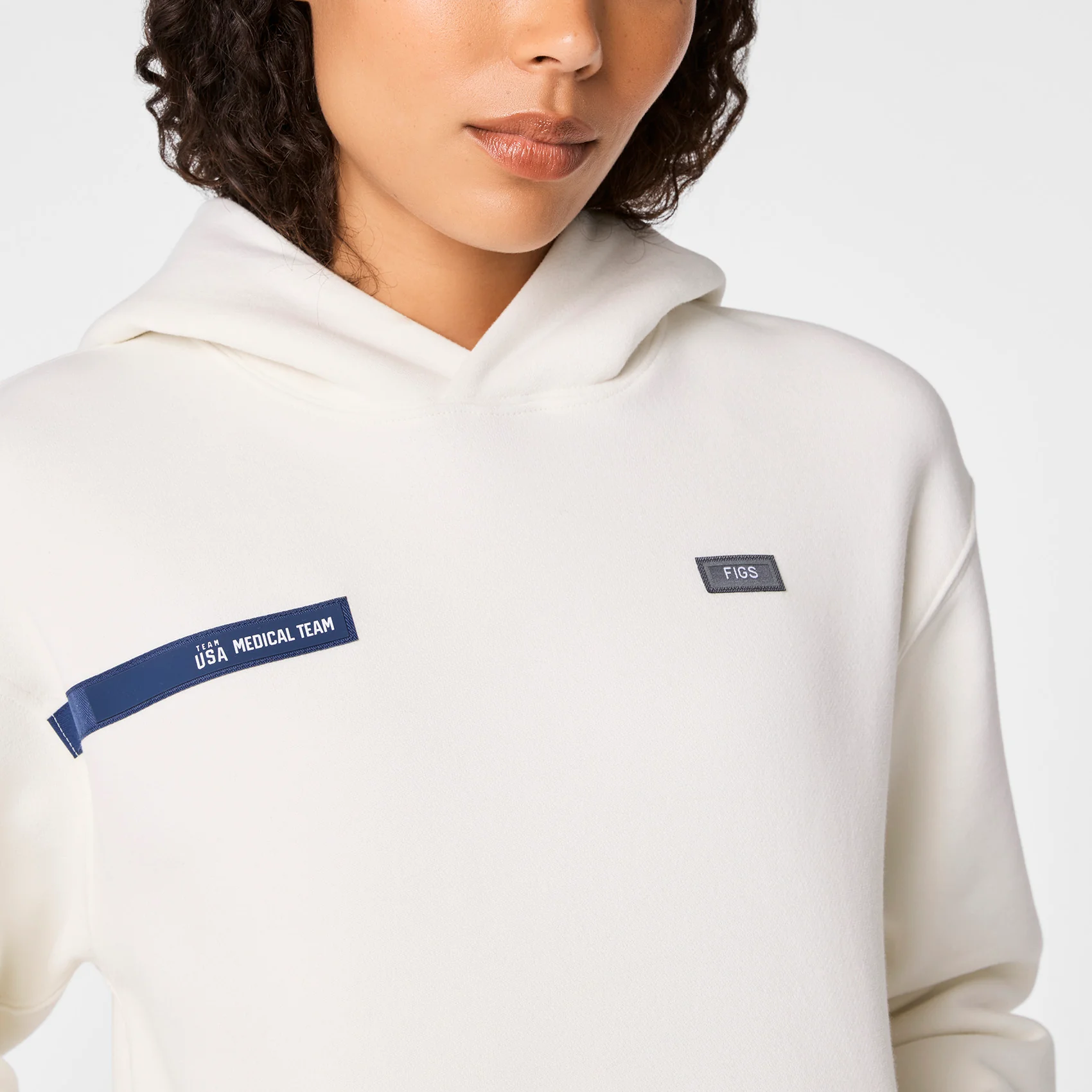 women's Off White FIGS x Team USA Off-Shift - Hoodie Sweatshirt™ - Image 6