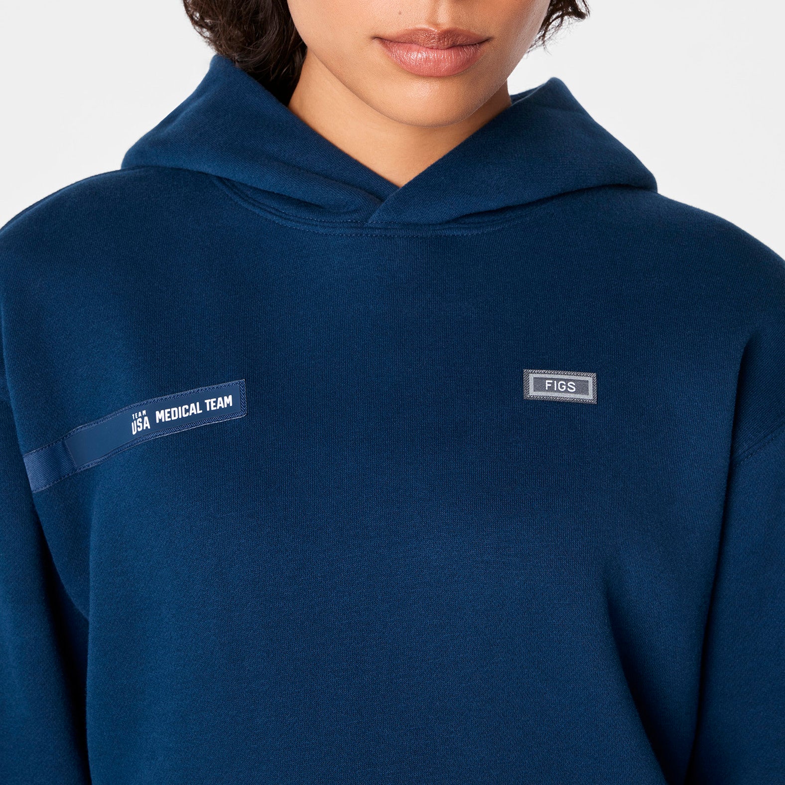 women's Team USA Blue FIGS x Team USA Off-Shift - Hoodie Sweatshirt™ - Image 6