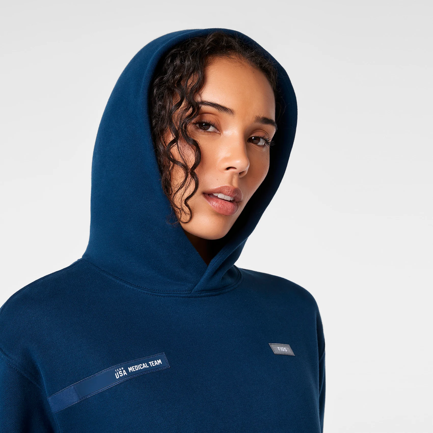 women's Team USA Blue FIGS x Team USA Off-Shift - Hoodie Sweatshirt™ - Image 8