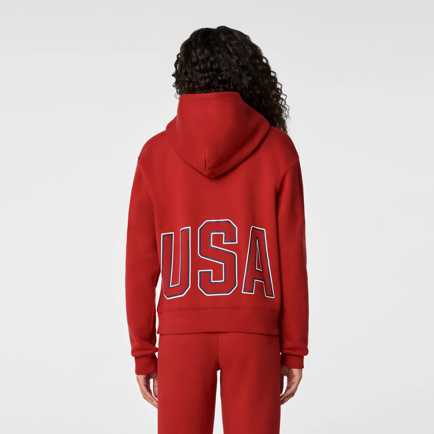 women's Team USA Red FIGS x Team USA Off-Shift - Hoodie Sweatshirt™ - Image 4