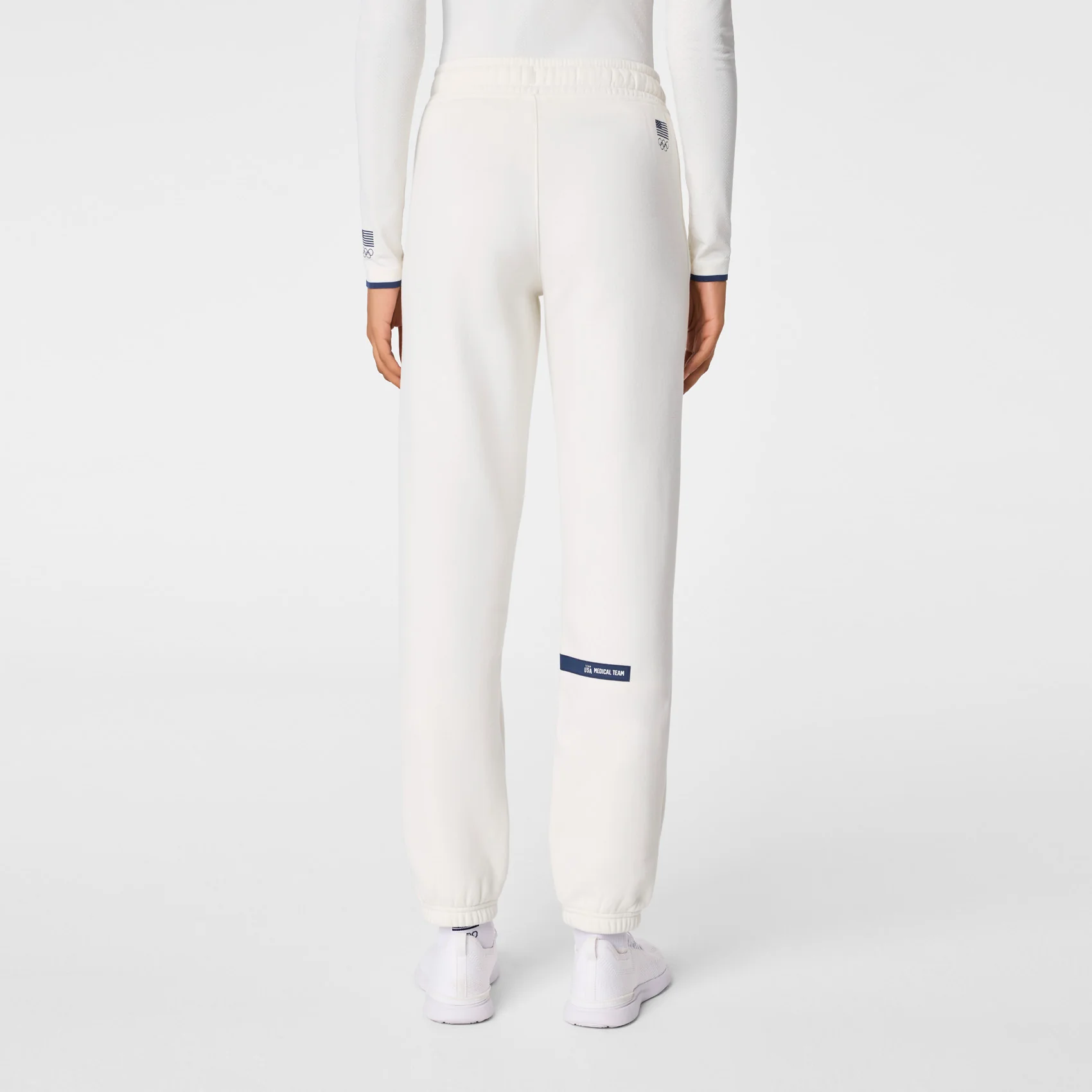 women's Off White FIGS x Team USA Off-Shift - Relaxed Jogger Sweatpants™ - Image 4