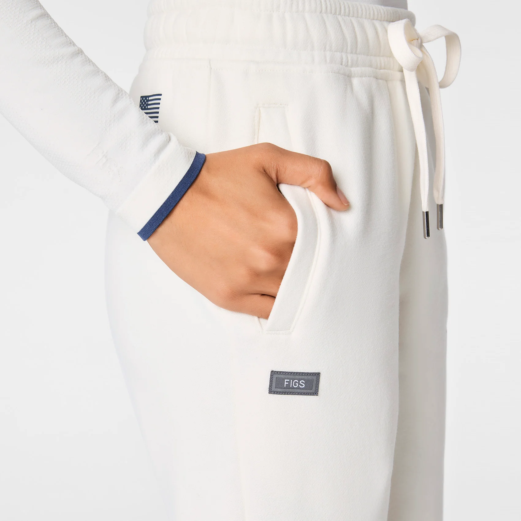 women's Off White FIGS x Team USA Off-Shift - Relaxed Jogger Sweatpants™ - Image 7