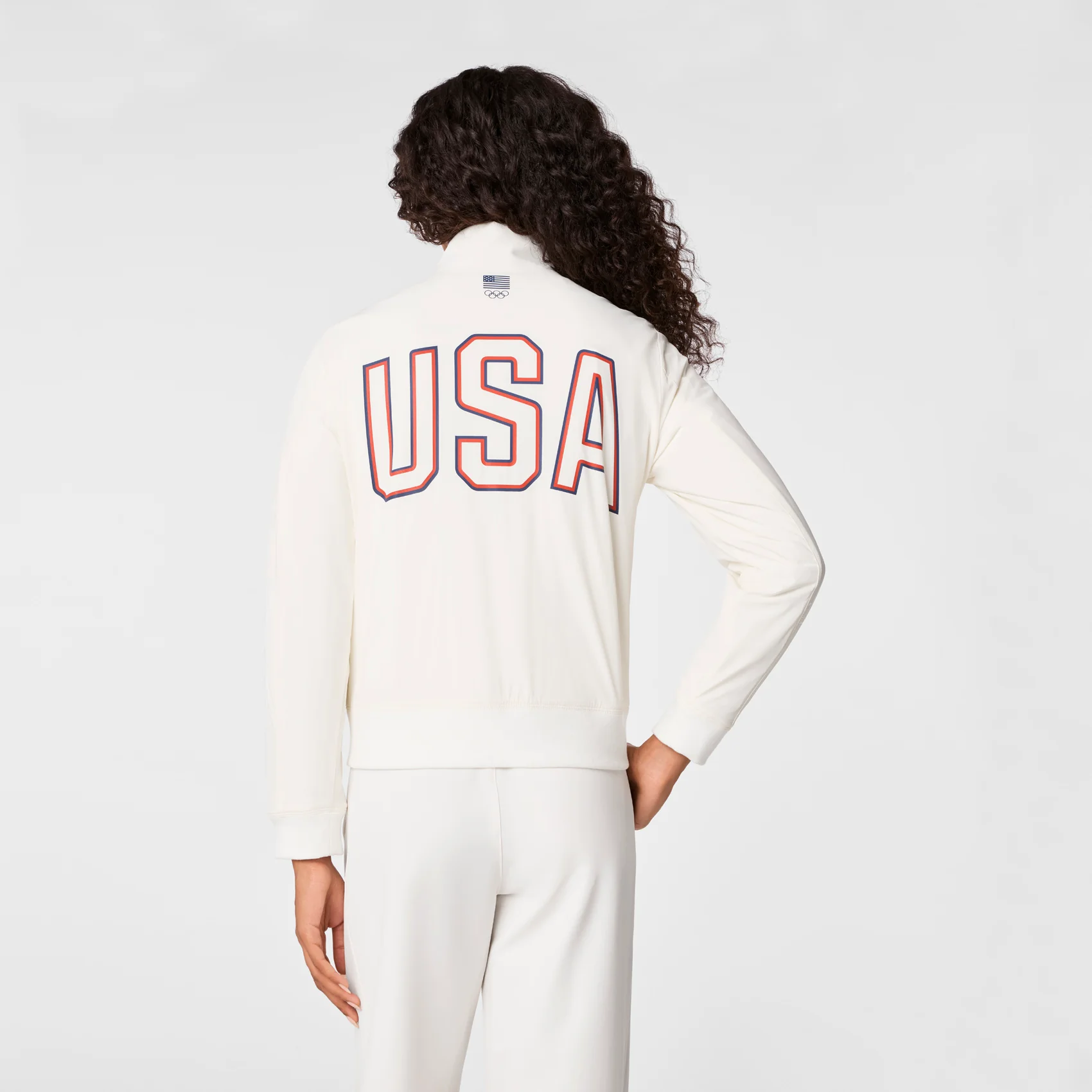 women's Off White FIGS x Team USA On-Shift - Float Bomber Jacket™ - Image 2