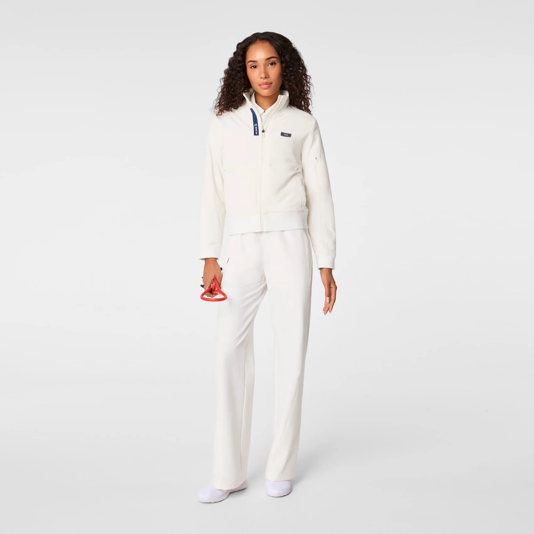women's Off White FIGS x Team USA On-Shift - Float Bomber Jacket™ - Image 3