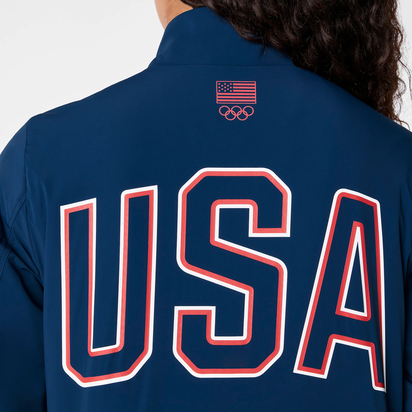 women's Team USA Blue FIGS x Team USA On-Shift - Float Bomber Jacket™ - Image 5